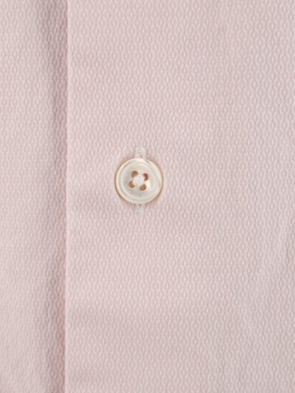 Ermenegildo Zegna Turkey Geometric 17.75 Cotton Pink Luxury Shirt Button Up Men - Picture 8 of 16